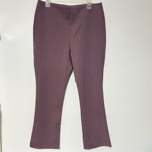 Halara Flex High Waisted Back Side Pocket Flare Work Pants Size XL Moonscape